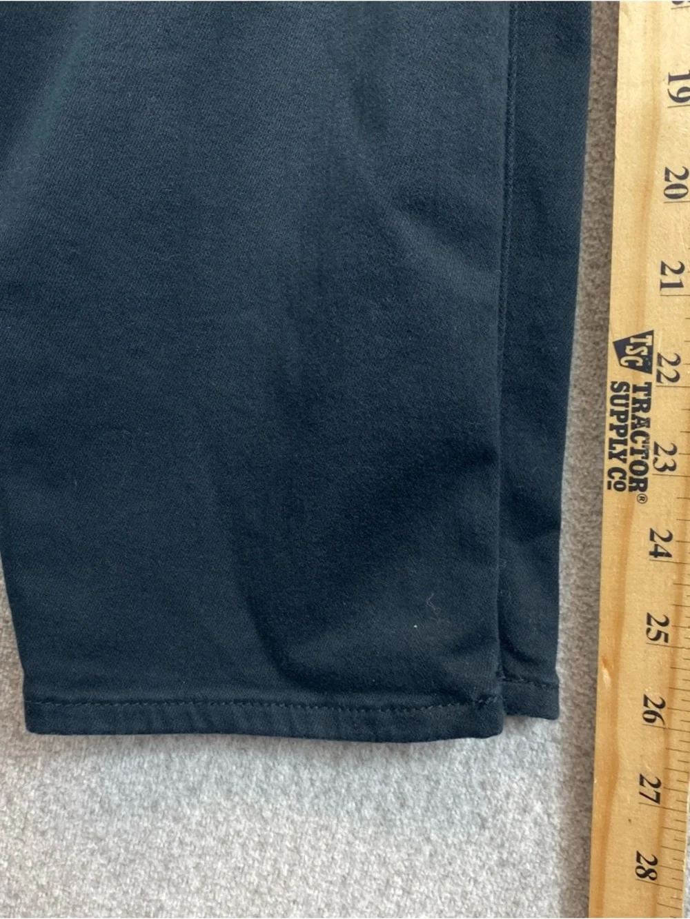 Chicos So Slimming Jeans Size 1 (M) Ankle Black Pants Girlfriend Fit inseam 26”